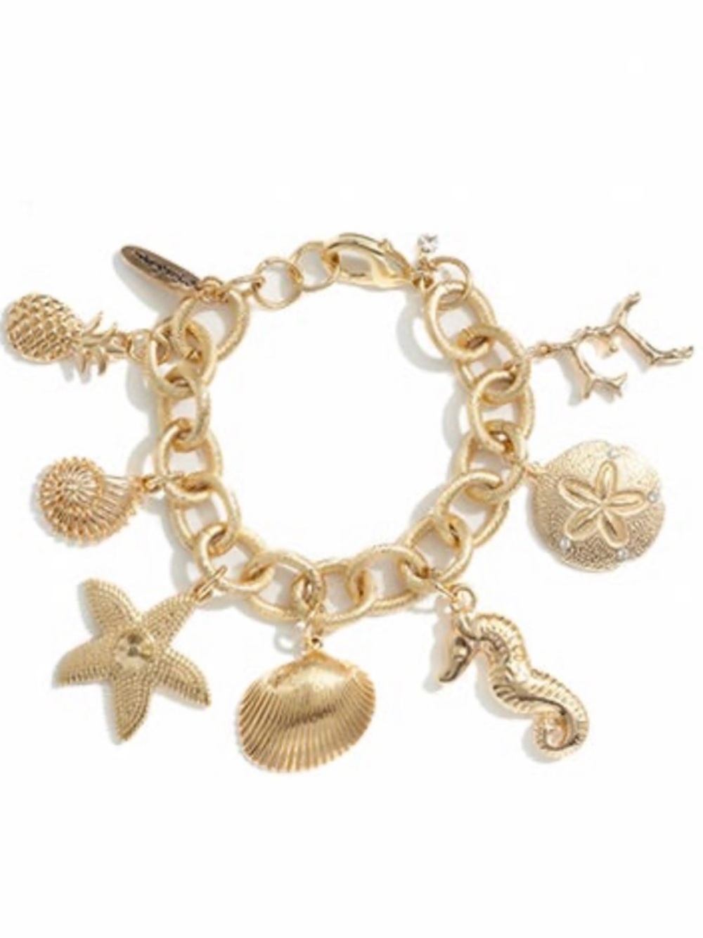 Lilly Pulitzer Gold Beach Charm Bracelet - Women Jewelry